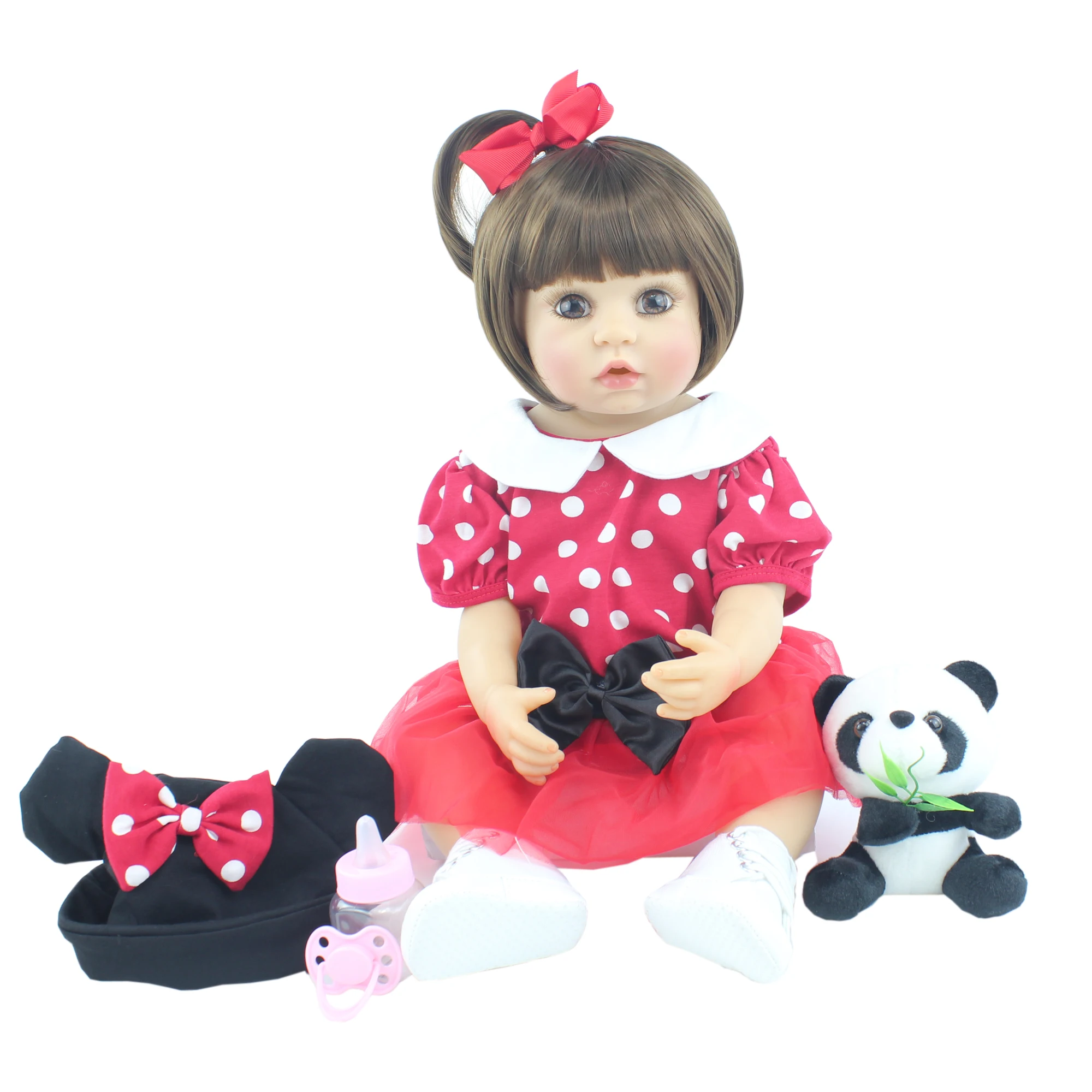 Кукла реборн силиконовая мягкая виниловая кукла-принцесса подарок на день