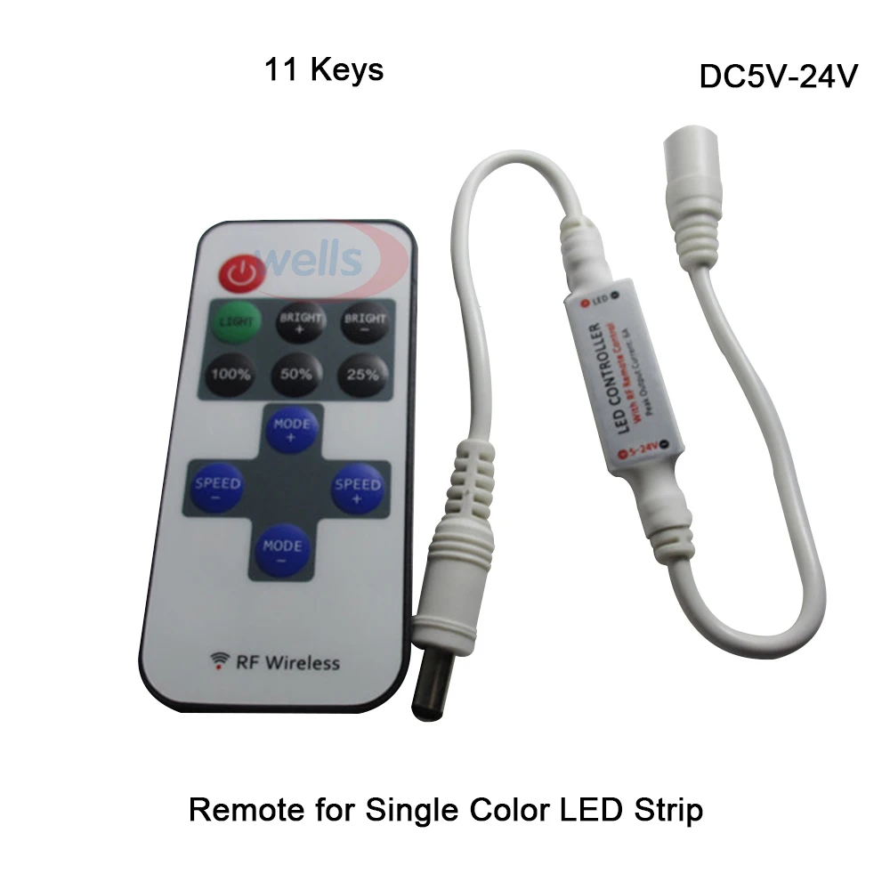 Мини пульт дистанционного управления с 10 клавишами 11 14 20 21 клавиша одноцветный RGB