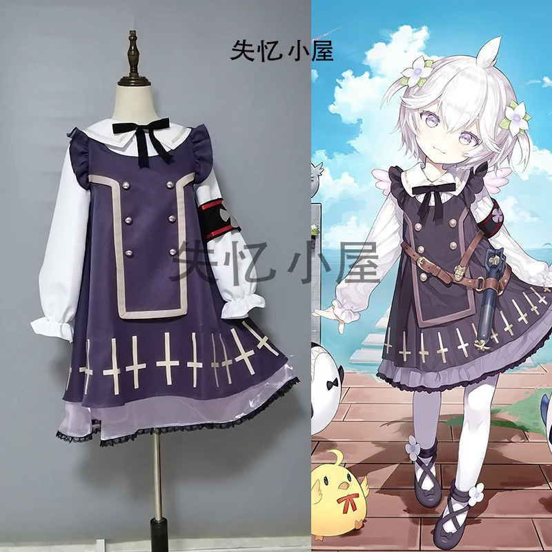 

Anime Azur Lane U-110 Shaks Game Lolita Uniform Dailydress Suit Any Size Cosplay Costume Women Halloween Free Shipping 2021 New
