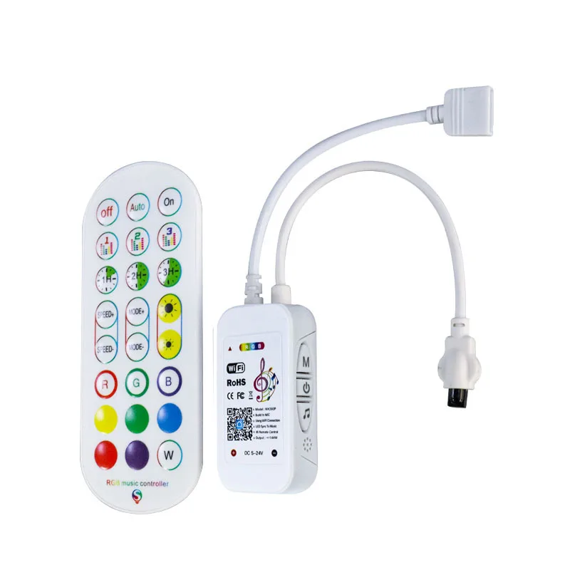 DC5-24V Tuya WiFi Smart LED Controller RGB Led Contoller 12V 4 Pin For Strip Light Life Alexa Google Home | Освещение