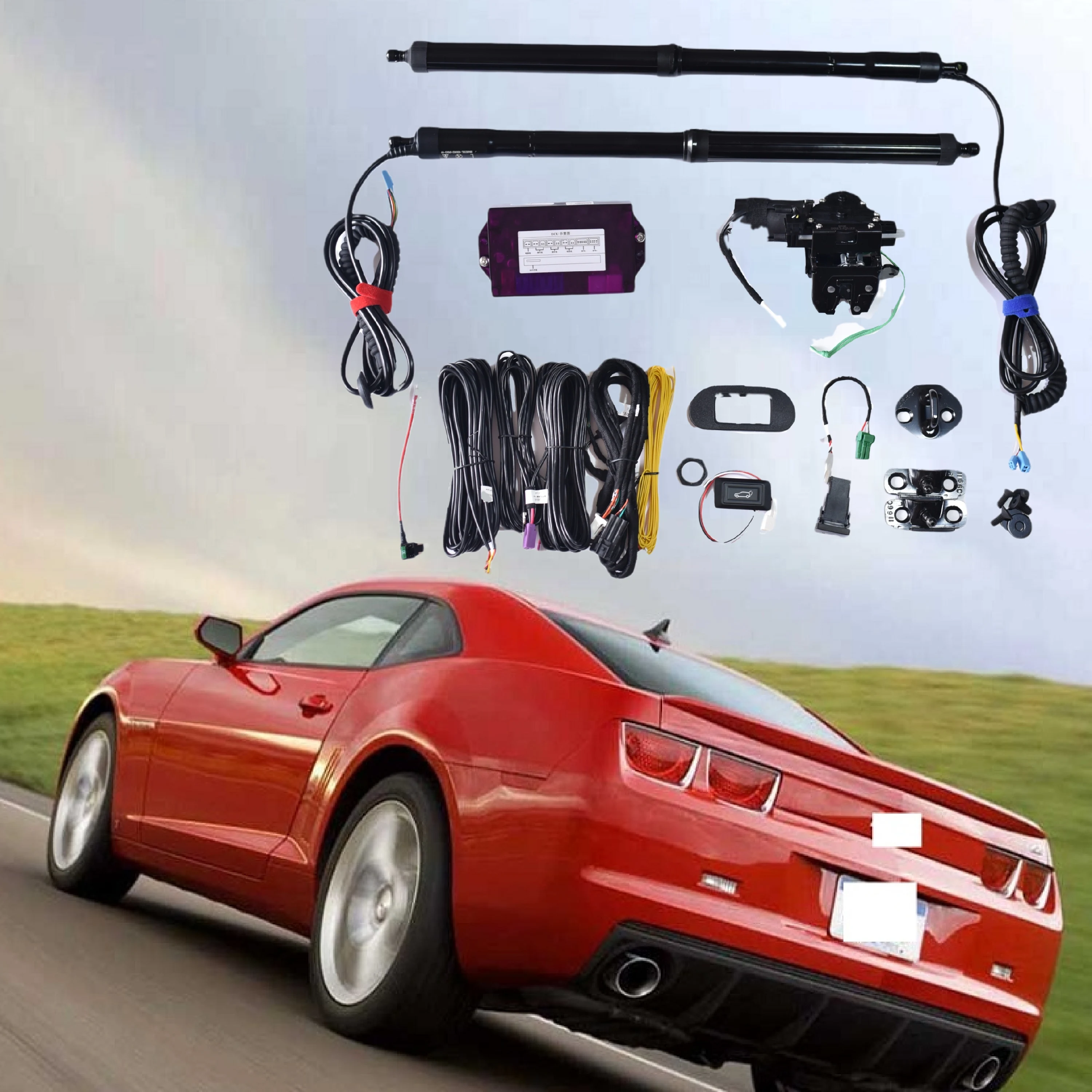 

Мощная электрическая задняя дверь для CHEVROLET CAMARO 11-15, автомобильный багажник, интеллектуальный Электрический подъемник задних ворот, умные в...