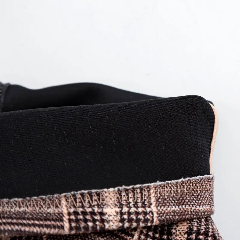 Ботильоны женские клетчатые с острым носком на молнии размеры 34-39 | Обувь