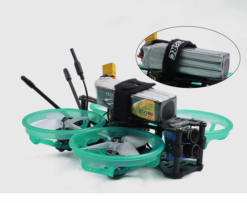 GEPRC Cineking 4K 2-4S FPV Квадрокоптер PNP BNF с Caddx Tarsier FPV камера 1103 1105 бесщеточный двигатель F4 12A Контроллер полета