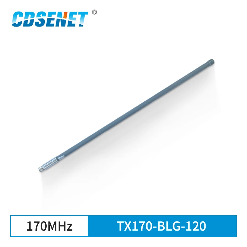 170MHz 5dBi High Gain Fiberglass Antenna Outdoor 100W N-J Connector Radio Wireless Module Antenna CDSENET TX170-BLG-120