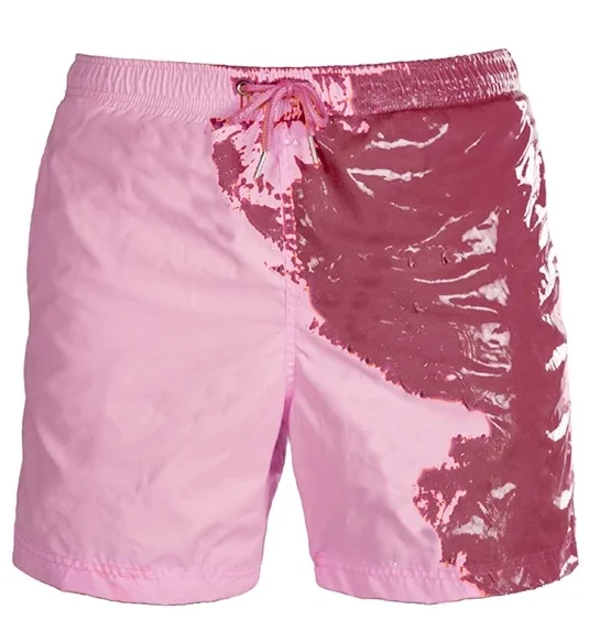 

2020 Summer Men Color Change Magic Swimming Trunks Beach Trunks Shorts Color Chaning Magic Shorts For Men