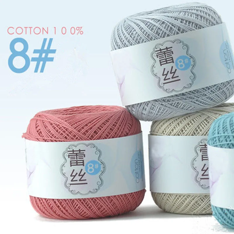 100% прочная пряжа из чистого хлопка для вязания шали подушки обуви сделай сам