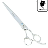 8 0 inch big dog cutting scissors smith chu japan 440c straight curved pet grooming shears animals trimmer suppliers b0041c