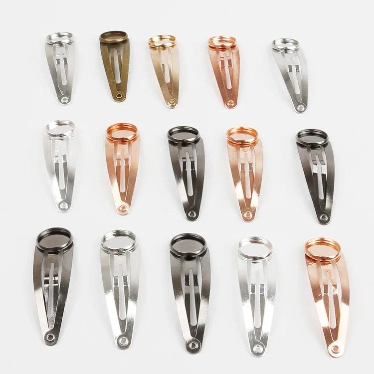 200 шт. шесть цветов заколки для волос сделай сам женские металлические серебряные