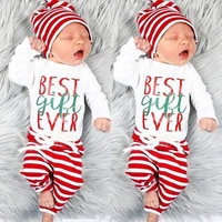christmas newborn baby boys girls outfit romper long sleeve jumpsuit boys girls unisex holiday ropa toddler drop ship