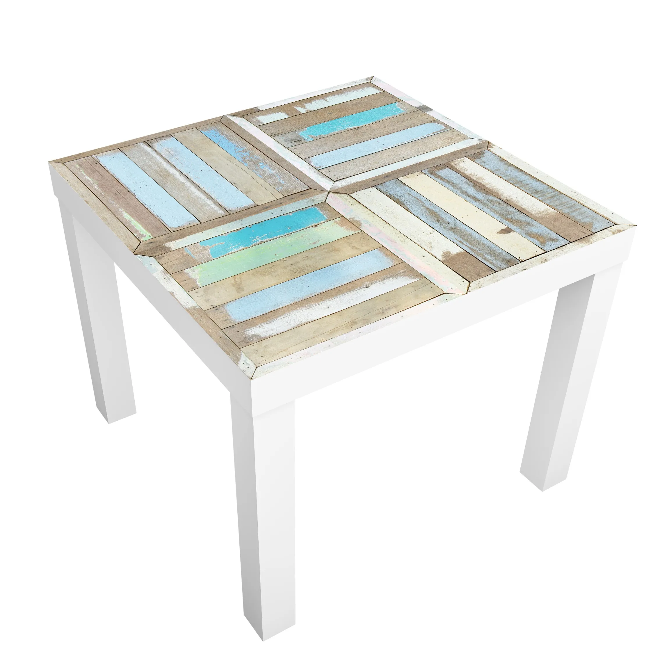 3D художественная наклейка для стола деревянная свая стол обои покрытие