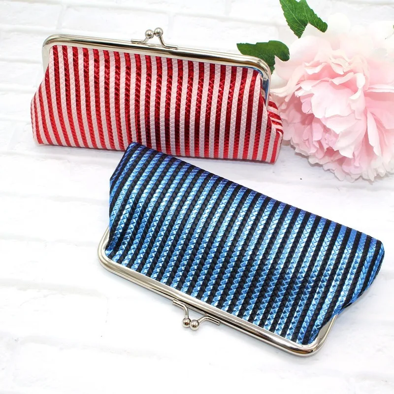 ETya Laser модная женская косметичка для путешествий сумки макияжа вязаные полосатые