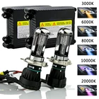 Комплект H4 Xenon H4 HID Xenon Kit 35 Вт55 Вт Тонкий балластный комплект h13 HID ксеноновая лампа для Фар h4 биксеноновый блок зажигания Комплект ламп