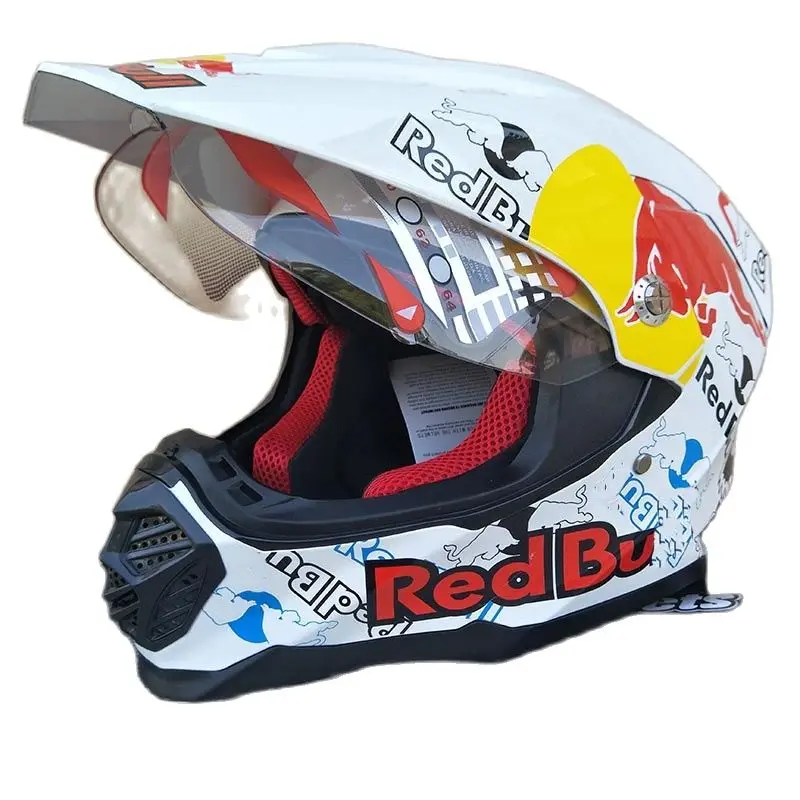 Шлем для мотокросса мотоциклетный шлем белого цвета езды по бездорожью |