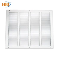 hbi 10pcs w20xh16 steel white finished return air grilles ceiling air vent ceiling duct cover air register ventilation grilles