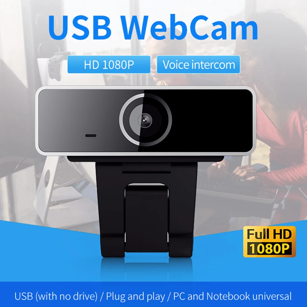 

USB веб-камера с микрофоном, 1080P, Full HD
