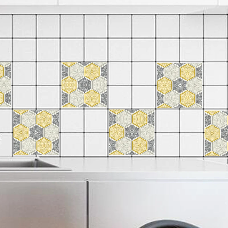 Настенные Стикеры из ПВХ в стиле ретро водонепроницаемые самоклеящиеся обои для