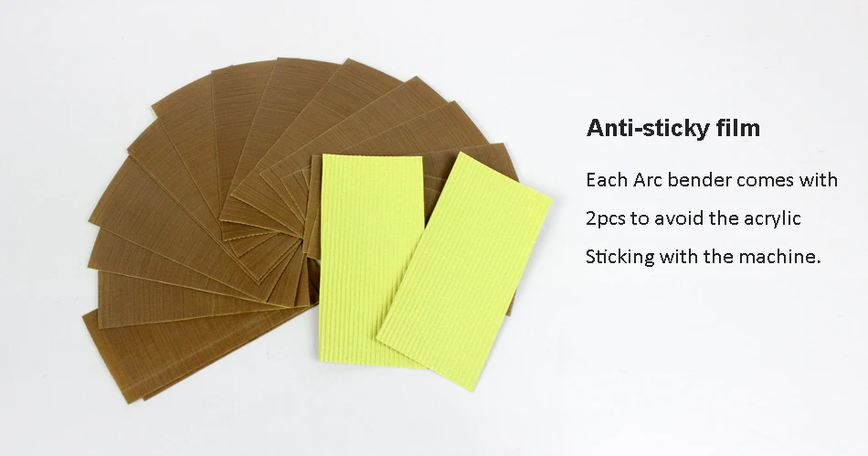 Антиклейкая пленка для гнутья в форме дуги 2 шт.|film| |