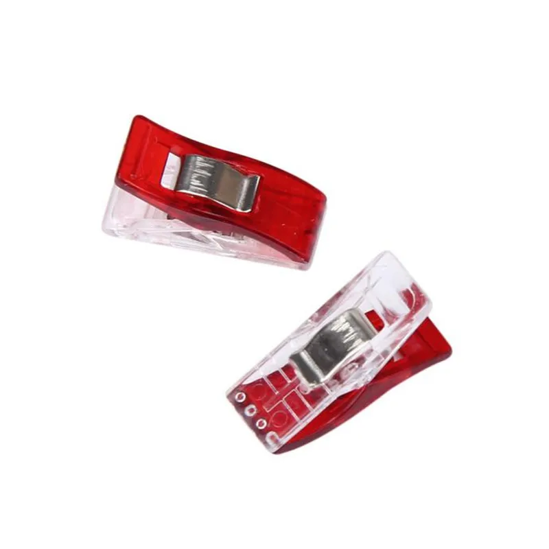 

50 PCS Clear Sewing Craft Quilt Binding Plastic Clips Clamps Pack high quality Sewing Accessories Portable