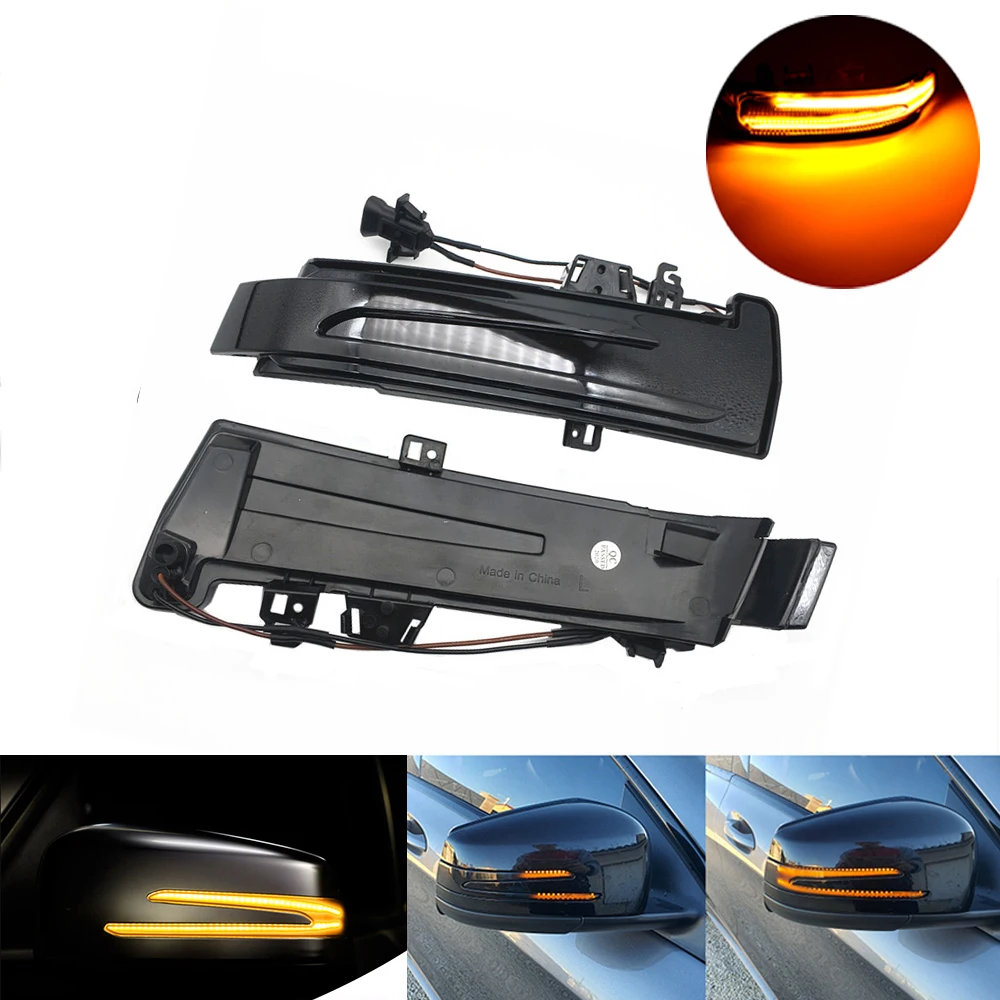 

LED Car Rear View Mirror Turn Signal Light For Mercedes-Benz W221 W212 W204 W176 W246 X156 C204 C117 X117 A207