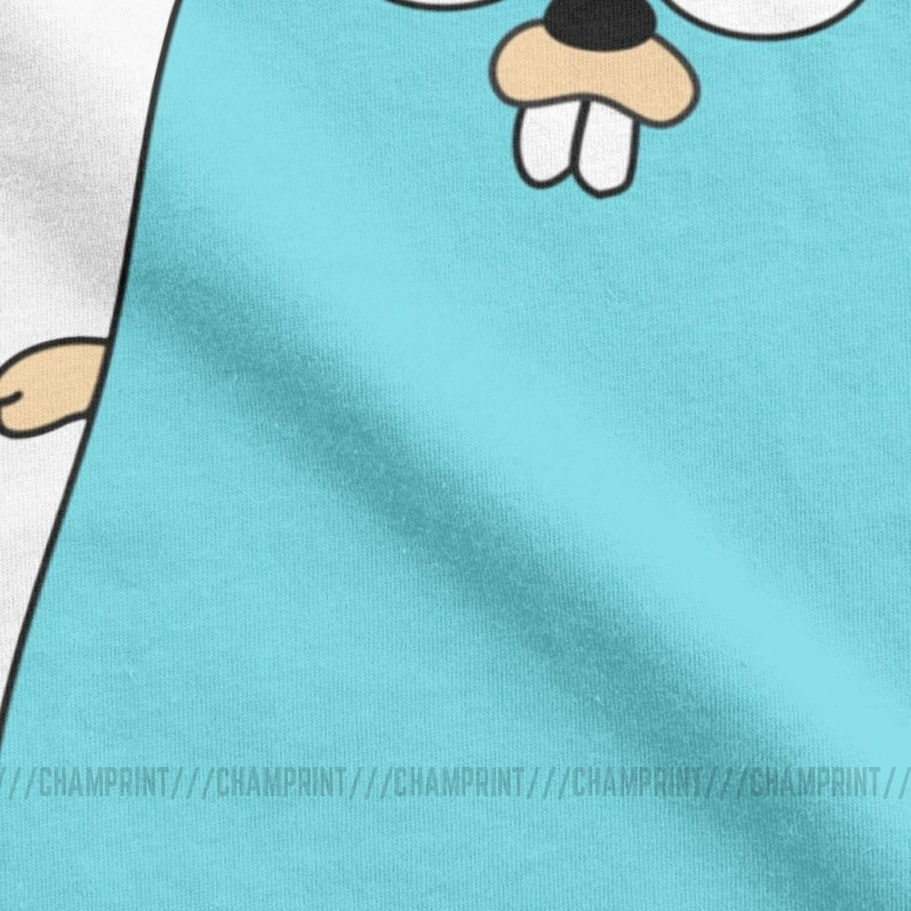 Мужские футболки Golang Gopher In Go мы доверяем программированию одежды кодерам
