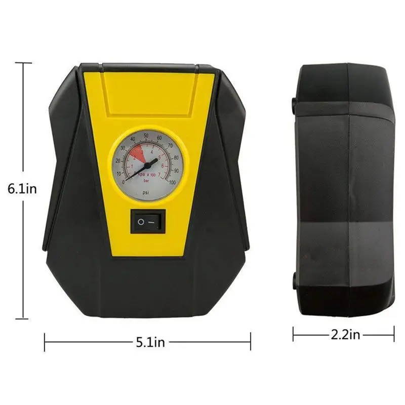 Насос для шин автомобильный воздушный компрессор Электрический насос