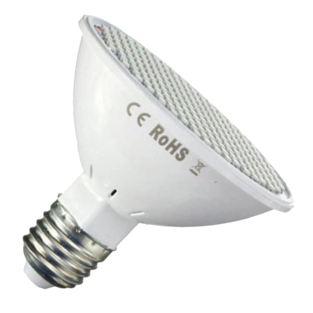 

New 30W E27 200 LED Red & Blue Hydroponic Flower Plant Grow Light Bulb Lamp