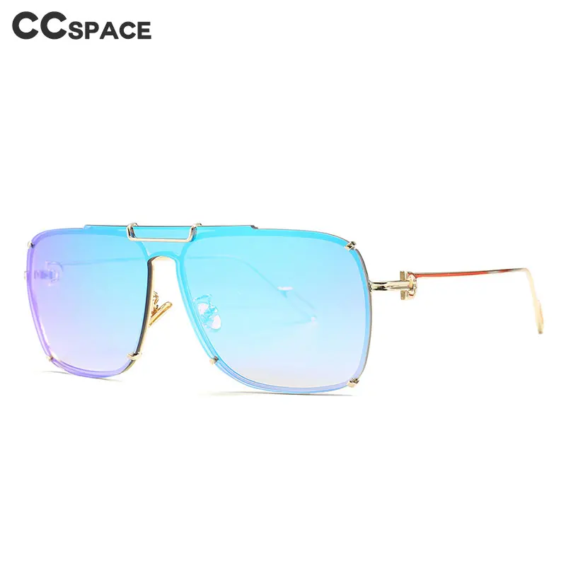 46185 Квадратные Солнцезащитные очки с одним объективом для мужчин и женщин модные