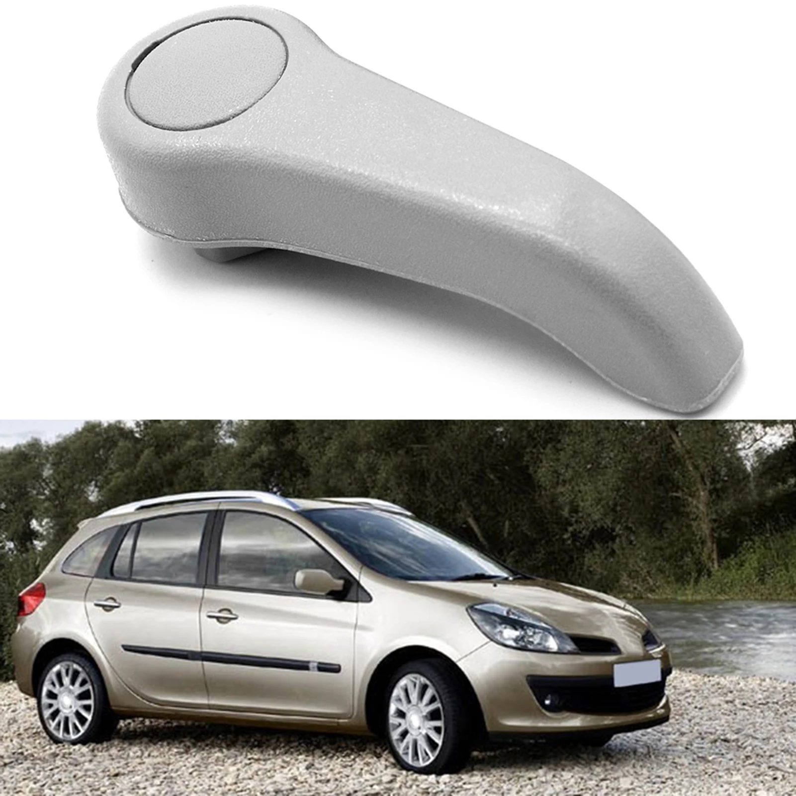 Новинка 1/2 комплектов сменная ручка для регулировки рычага сиденья Renault Clio Mk2
