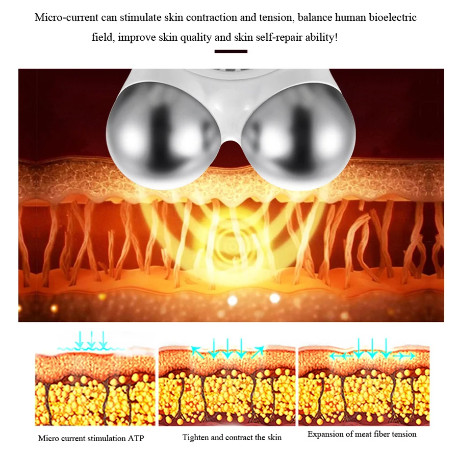 Мини аппарат для подтяжки кожи лица с микротоком подтяжка омоложение спа зарядка
