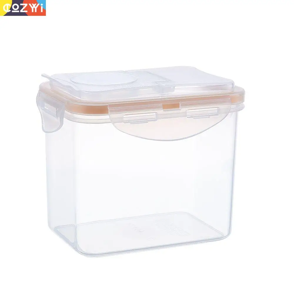 Контейнер для еды большой емкости объемом 1 л/1 8 л прозрачная пластиковая