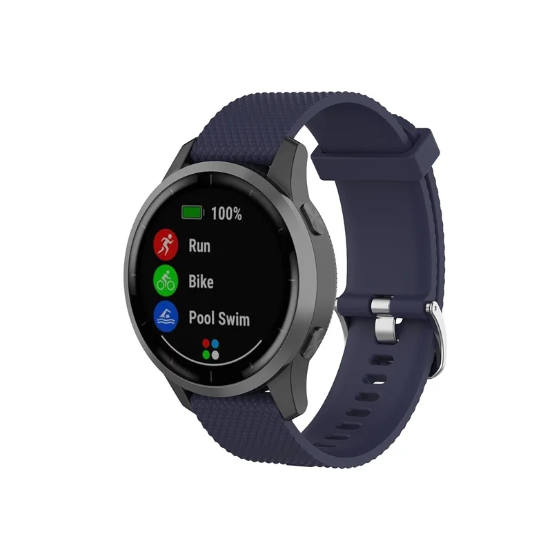 22 мм спортивный силиконовый ремешок для Garmin Vivoactive 4 Смарт-часы ремешок для Vivoactive 3 сменный Браслет аксессуары