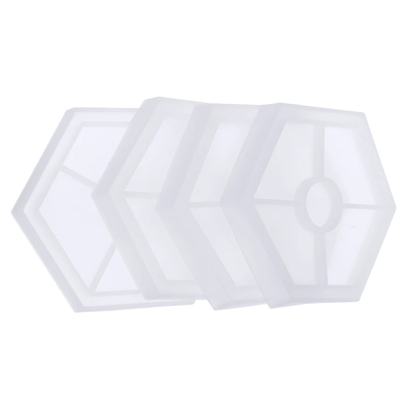 4 шт. шестигранные силиконовые подставки для ремесла | Дом и сад