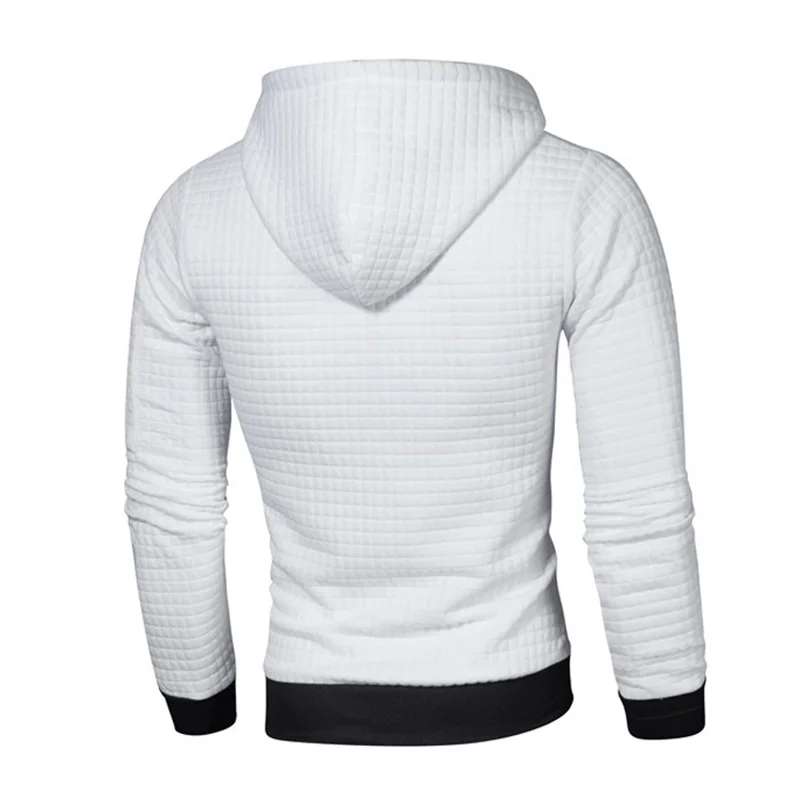 Мужской Жаккардовый Пуловер С Капюшоном и шнуровкой для спортзала свитер с