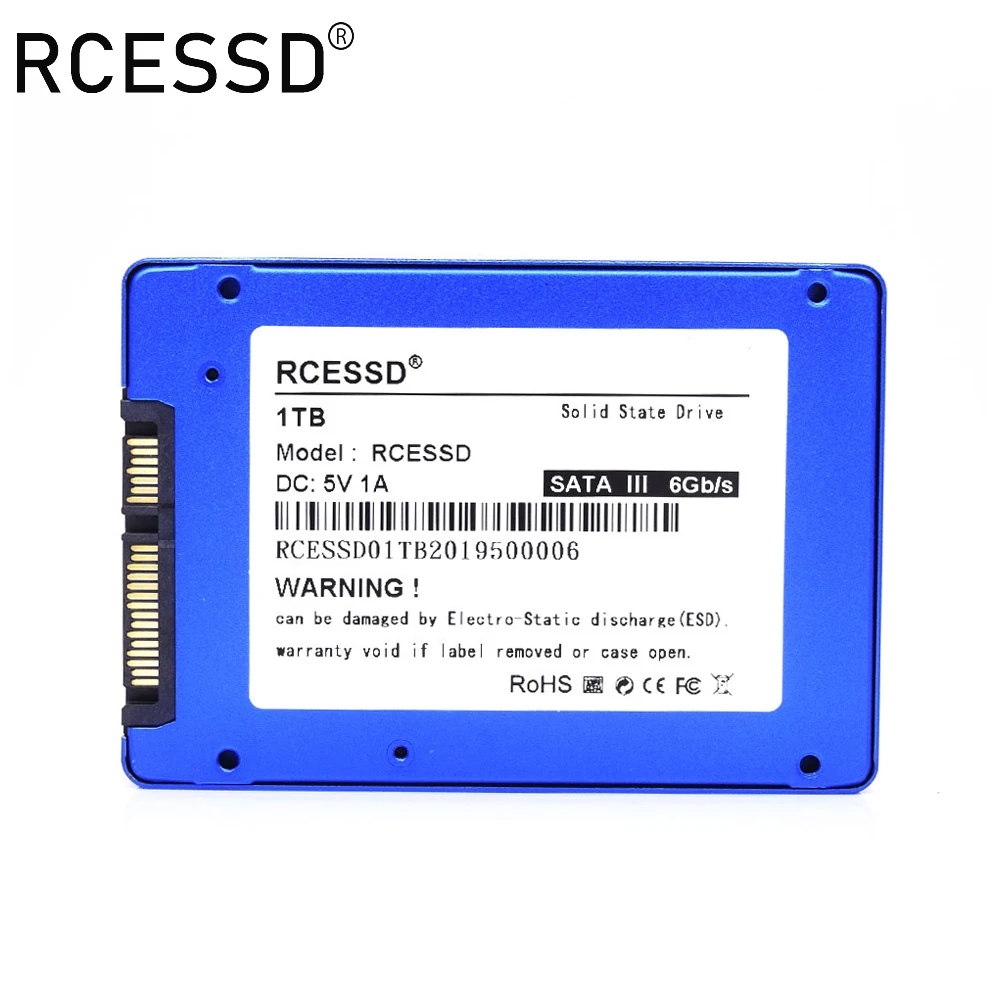 Синий SSD RCESSD 2 5 дюйма SATA3 Hdd 120 ГБ ssd 240 512 Внутренний твердотельный жесткий диск 1 ТБ