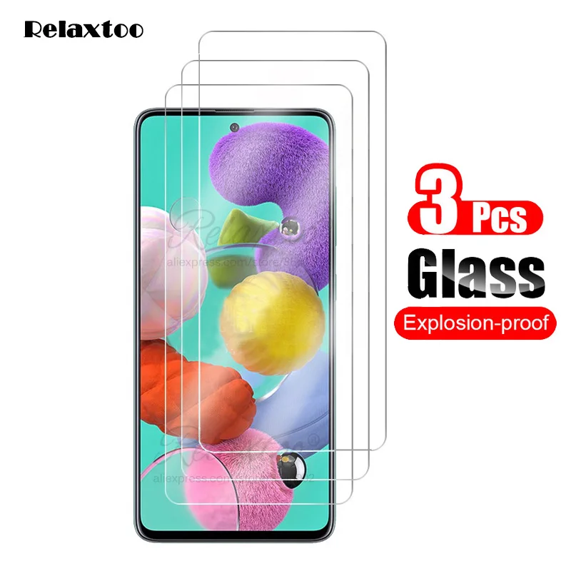3 шт. 9H закаленное стекло для Samsung Galaxy A51 A71 защита экрана на galax M30S M31 A11 A10s A20s A30s A50s A70s