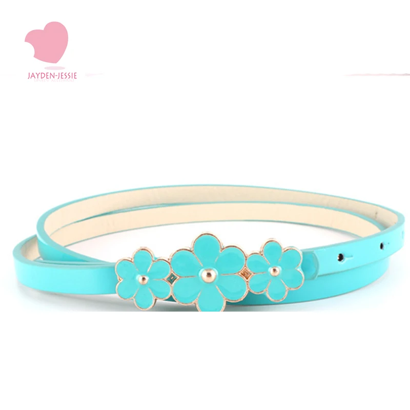 Роскошный Модный корейский женский декоративный пояс на пуговицах с цветком