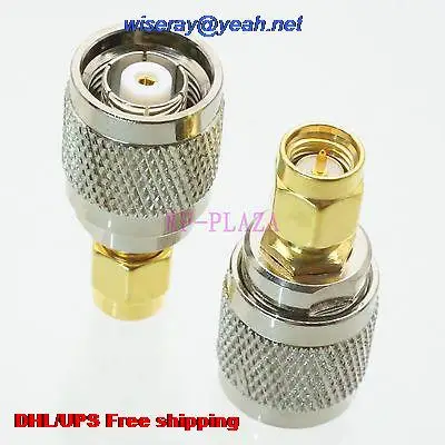 

DHL/EMS 200pcs Adapter RPTNC male to SMA male straight RF COAXIAL with one year warranty -a4