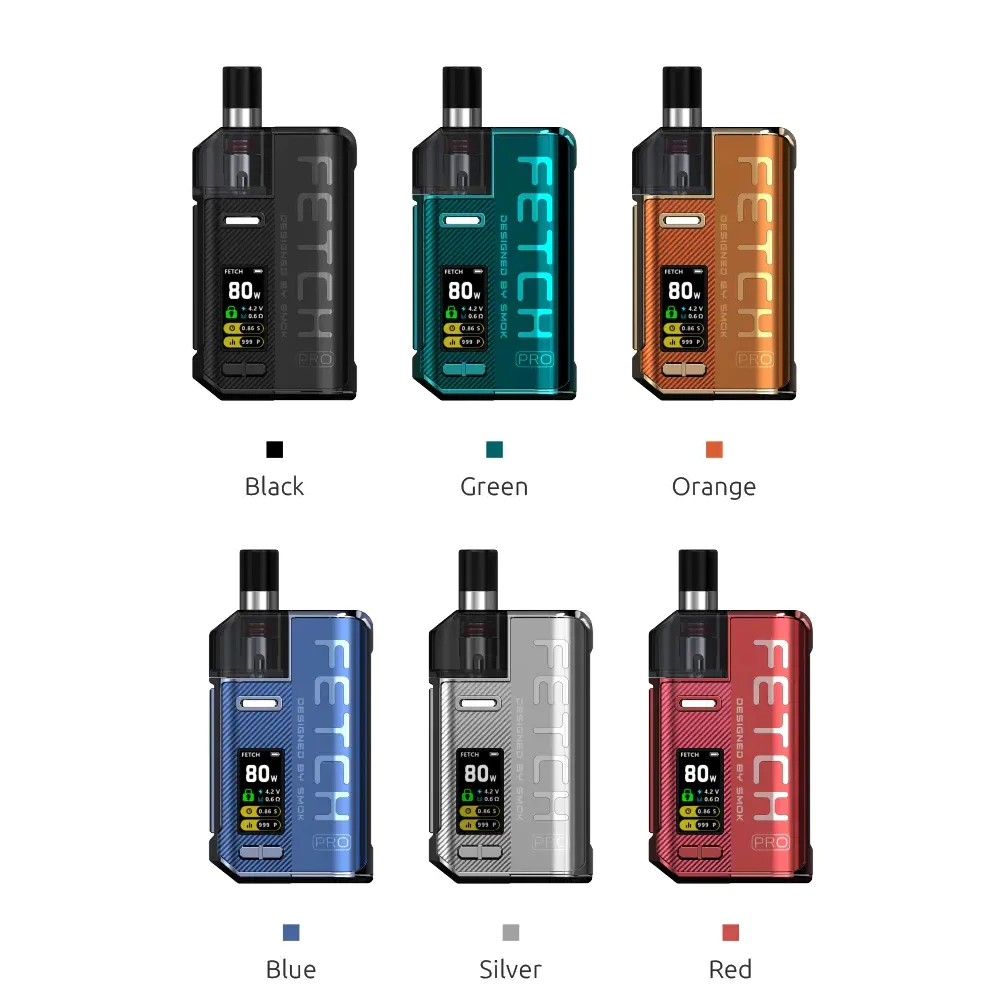 Newest SMOK Fetch Pro KIT 80W Pod Vape 4.3ml Capacity RGC RPM Coil Electronic Cigarette Vaporizer VS RPM40 RPM80 | Электроника