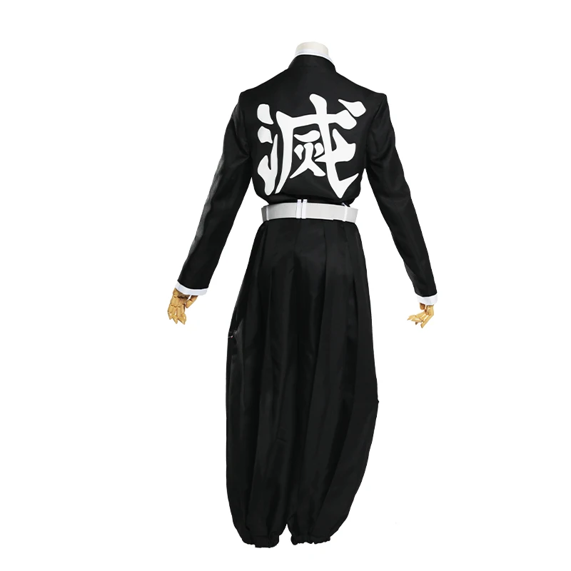 Anime Demon Slayer: Kimetsu no Yaiba Cosplay Iguro Obanai Gothic Uniform Costume Halloween Suit |