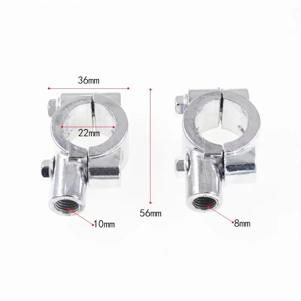 8mm 10mm Universal Motorcycle Convex Rear View Mirror Holder Back Side mirror bracket for Cruiser Suzuki Honda Victory etc. | Автомобили и