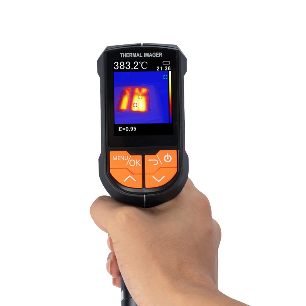 

2.4 Inch LCD Infrared Thermal Imager -20~1000 Measurement Range 1024 Infrared Image Resolution Multifunction Thermal Imager