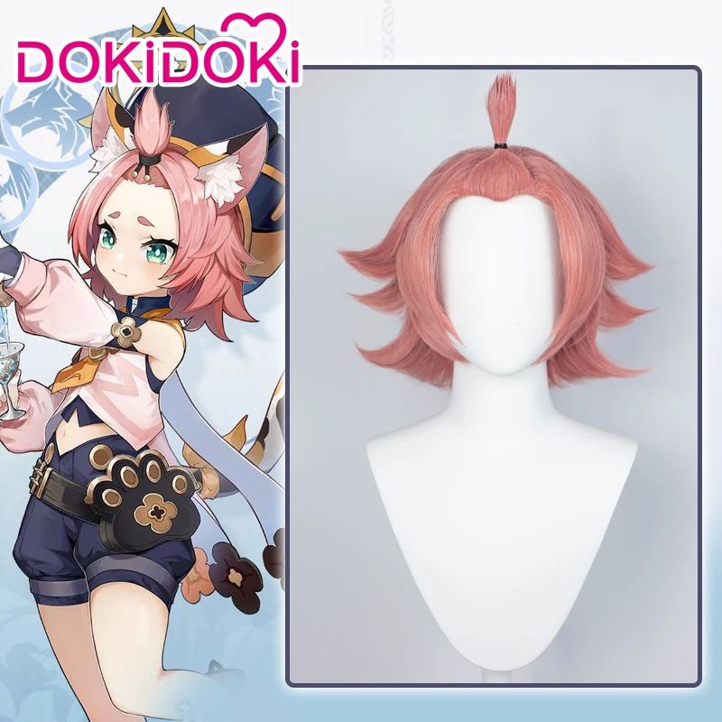 

В наличии, парик для косплея геншина из игры «DokiDoki»