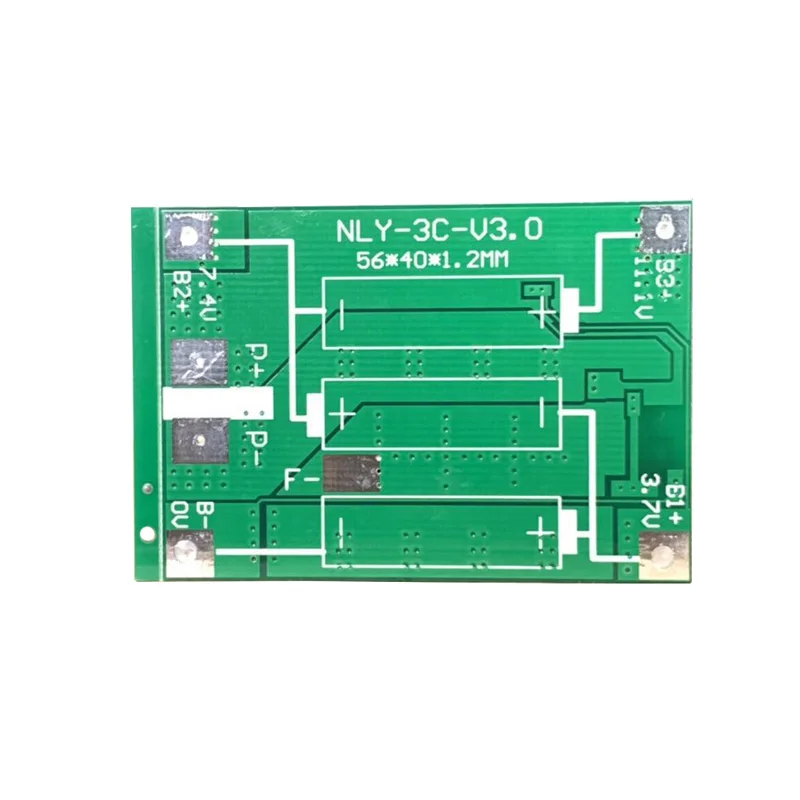 Защитная плата BMS 3S 40A для литиевых аккумуляторов 18650 с балансиром зарядное