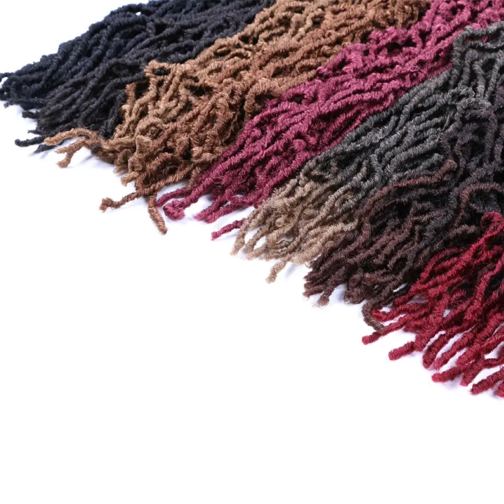 DAIRESS 18 &quotИскусственные локоны в стиле Crochet волосы 21 стенды Nu Locs крючком косички