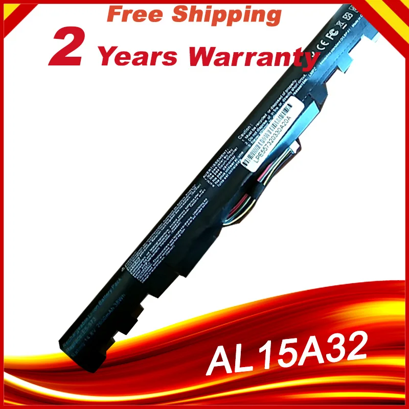 14 8 V AL15A32 ноутбук Батарея для Acer ASPIRE E5 422 574G 752G V3 574 73MU 422G|Аккумуляторы ноутбуков| |