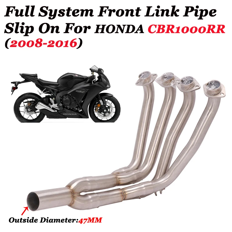 Slip On выхлопных газов для HONDA CBR1000RR 2008-2016 полный Системы мотоцикл выхлопной