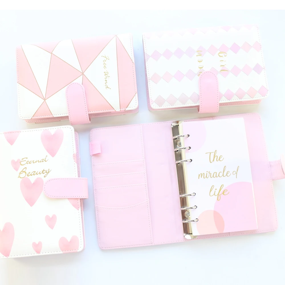 Новинка милый кожаный блокнот Domikee в твердой обложке спиральный офисный и