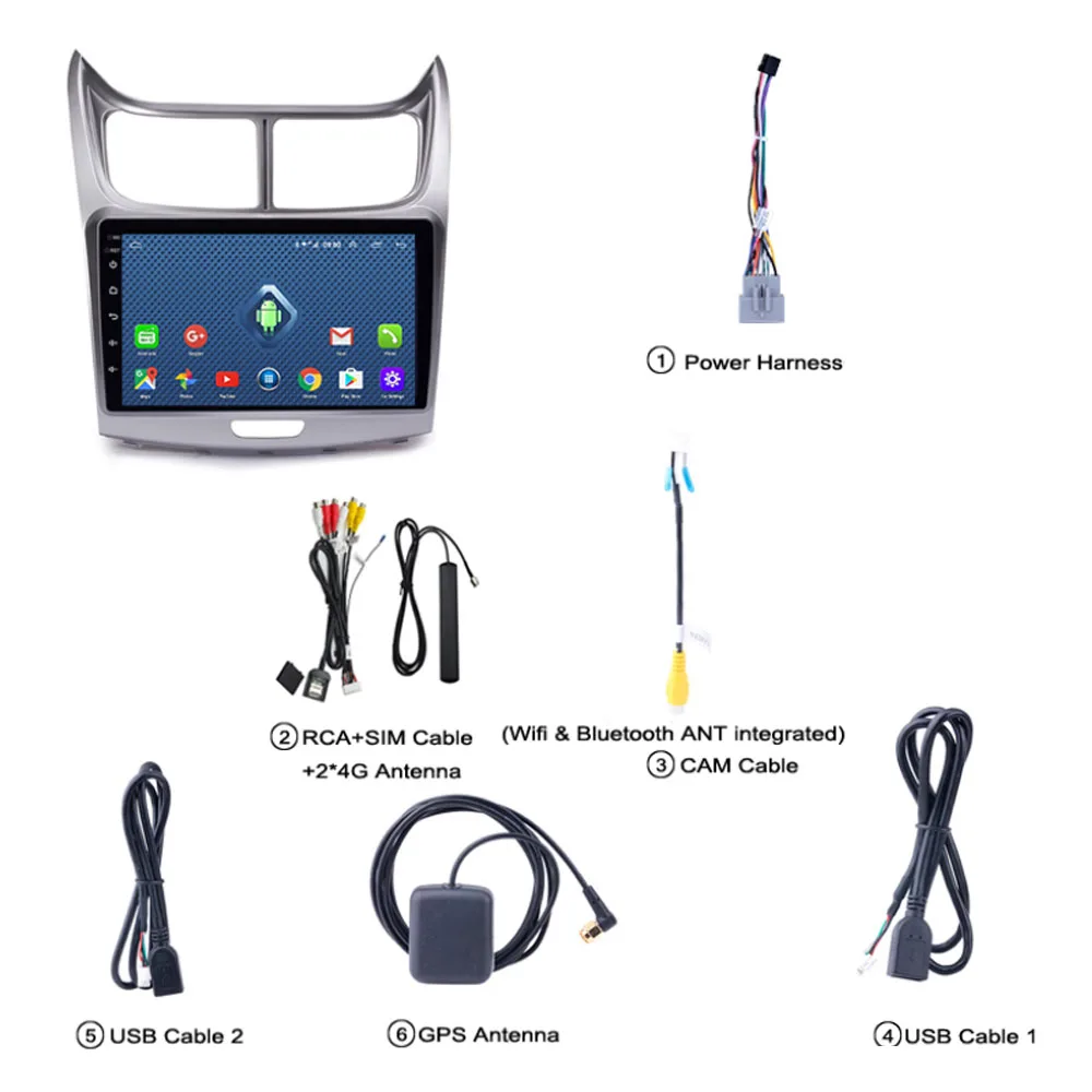 4g Sim android 2 + 32G автомобильное радио для Chevrolet SAil 2010 2012 2013 coche мультимедийный Авто