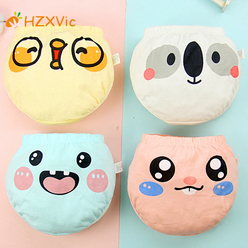 

Детские моющиеся подгузники HZXVIC, 2 упаковки, детские трусики для девочек, 5 подгузников многоразового использования для новорожденных