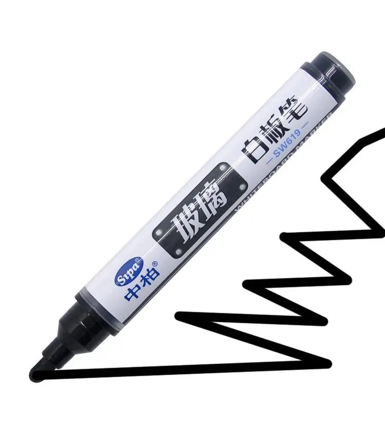

10 pcs Glass Whiteboard large capacity Pens Water based Erasable Drawing Black Board Office Use